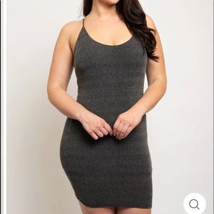 🔥NWOT🔥Plus size Bodycon Spaghetti Dress